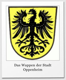 Das Wappen der Stadt Oppenheim